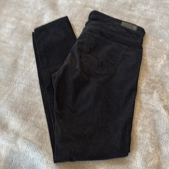 AG The Legging Ankle Corduroy Skinny - Black 28 - Picture 1 of 7